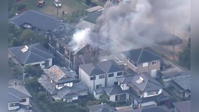 In pictures: Buildings damaged after powerful earthquake hits south-west Japan