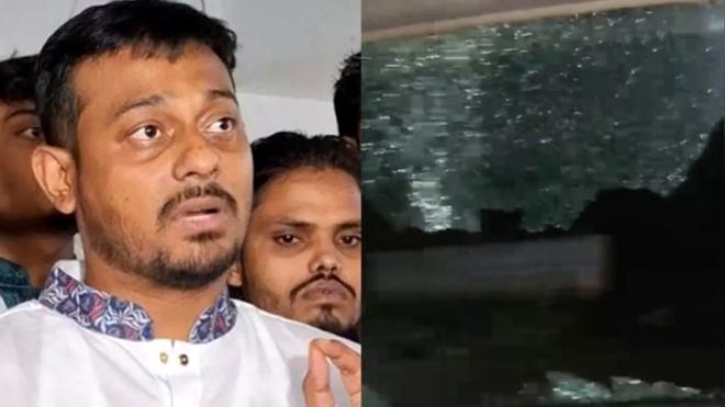 NCP alleges attack on Nasiruddin Patwary’s vehicle in Sylhet