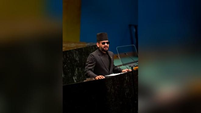 জাতিসংঘে বক্তব্যের সময়ও সানগ্লাসে বালেন্দ্র শাহ, কেন পরেন