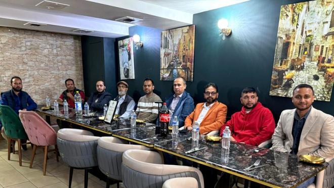 লন্ডনে ক্যামডেন টাইগার্সের সঙ্গে সামীর আহমেদ শিপুর মতবিনিময়