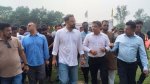 শ্রীমঙ্গলে ক্রিকেট একাডেমি ও ড্রেসিংরুম উদ্বোধন, মিনি স্টেডিয়ামের স্থান পরিদর্শন
