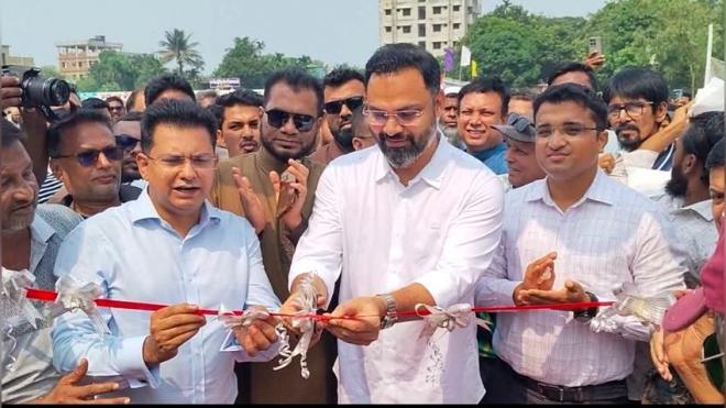 শ্রীমঙ্গলে ক্রিকেট একাডেমি ও ড্রেসিংরুম উদ্বোধন, মিনি স্টেডিয়ামের স্থান পরিদর্শন