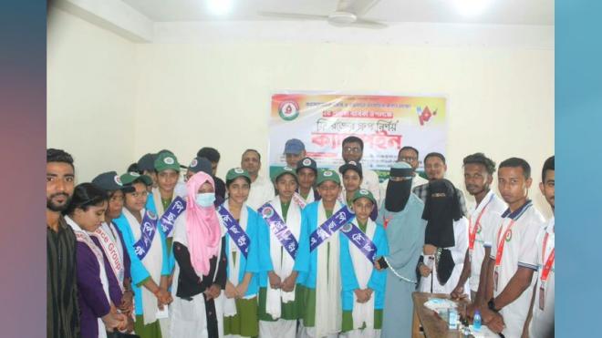 মৌলভীবাজারে যুব ব্লাড ফাউন্ডেশনের প্রতিষ্ঠাবার্ষিকীতে বিনামূল্যে রক্তের গ্রুপ নির্ণয়