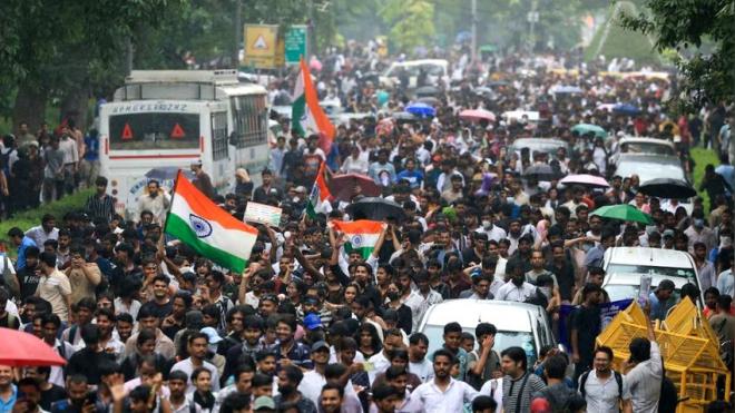 South Asia Delhi deploys thousands of security personnel ahead of protest demanding election chief’s resignation