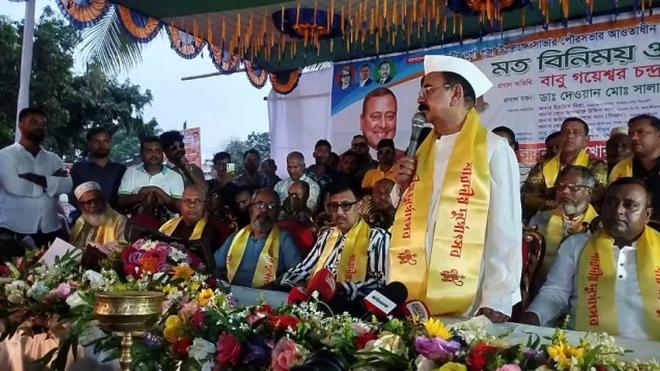 দুর্গাপূজার নিরাপত্তায় পাহারাদারের ভূমিকা পালন করবেন বিএনপি নেতাকর্মীরা: গয়েশ্বর